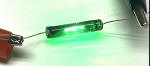 Green bulb lit