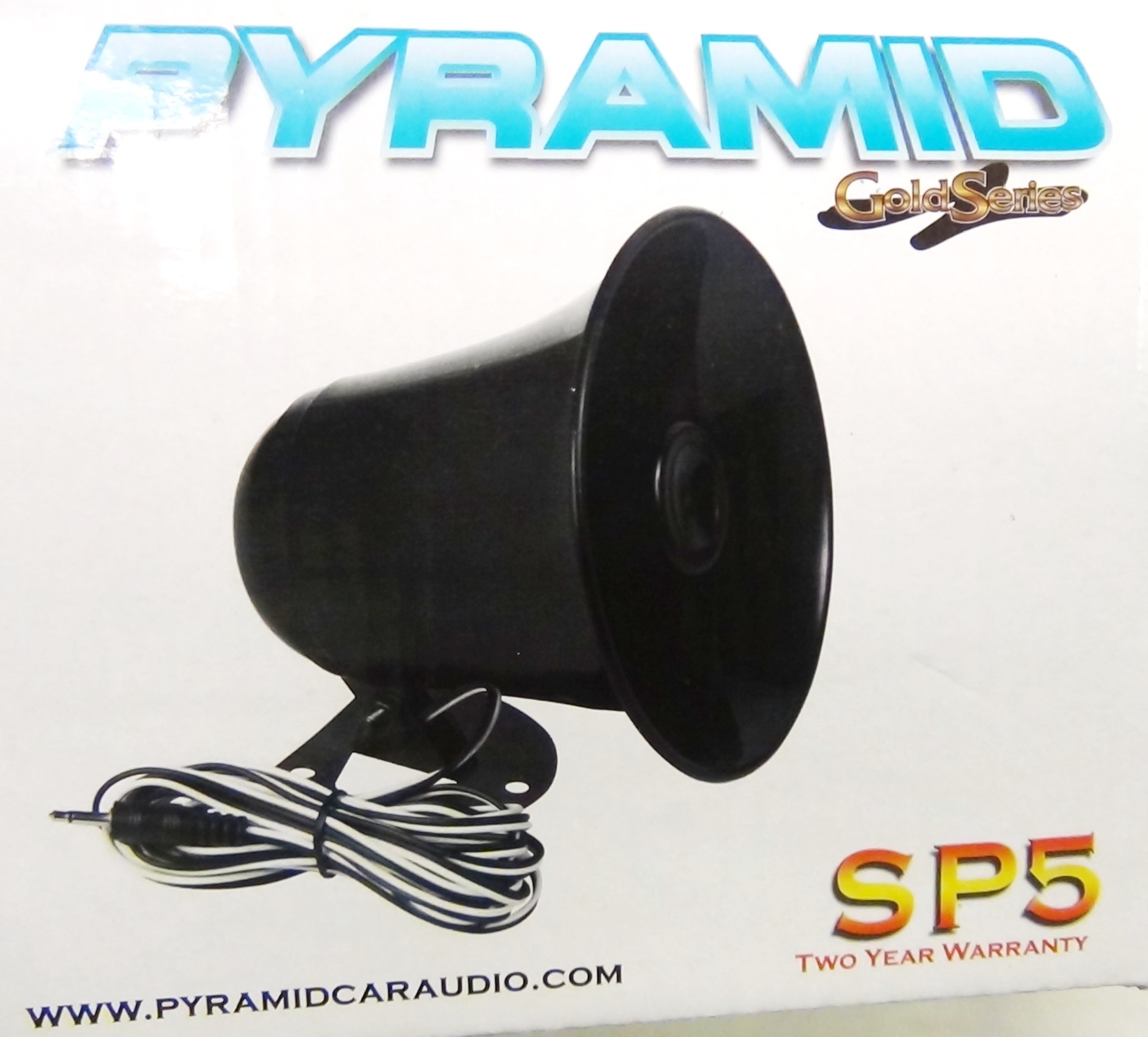 PA Speaker Black 3.5mm plug Fits MOST CB Radios and many Marine