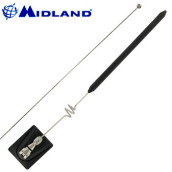 Midland Glass Mount CB Antenna-Windshield or Window Mount