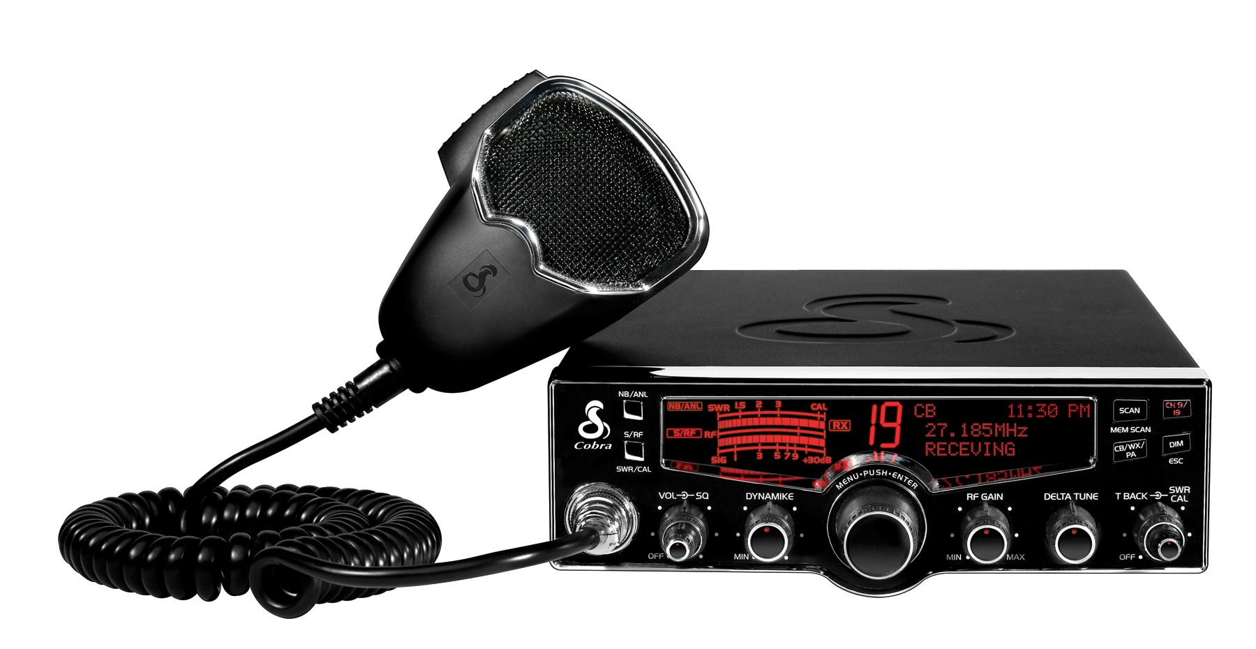 What is the way to increase the power output on a Cobra CB radio?