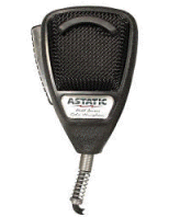 Astatic 636L Noise Canceling CB Microphone, Black, (White Box, No Connector, Dealer Only)
