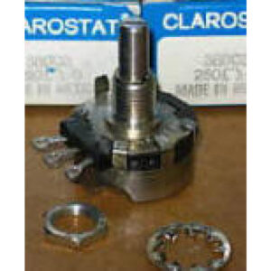 Clarostat potentiometer (pot) 1/4" shaft