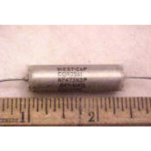 West-Cap polyethylene capacitors 0.047uF 10% tolerance 600 V.