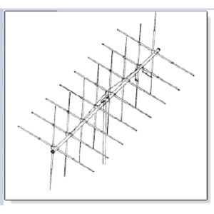 M108HV CB Radio Base Station, Beam Antenna Dual Polarity