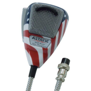 Astatic 636L-SS Stars N' Stripes Red, White and Blue Noise Canceling Microphone