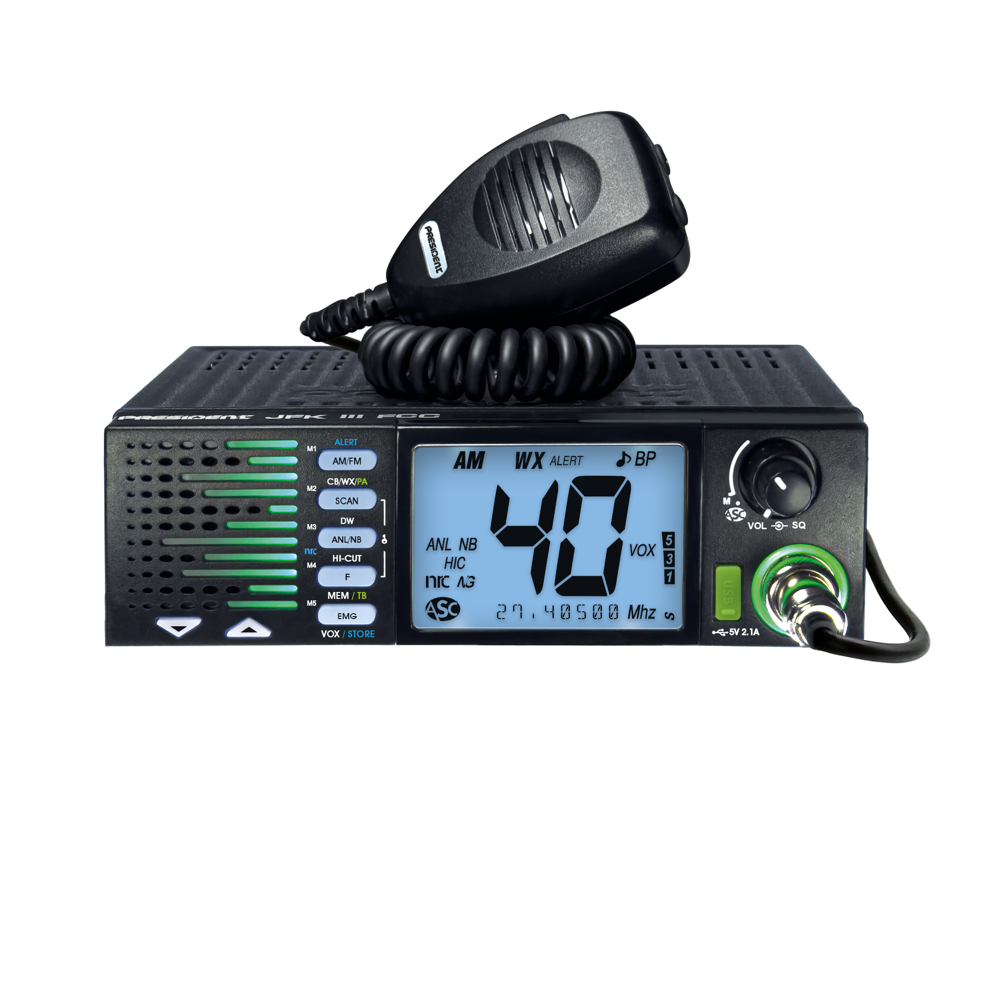 President JFK III FCC Mobile CB Radio - Image 9