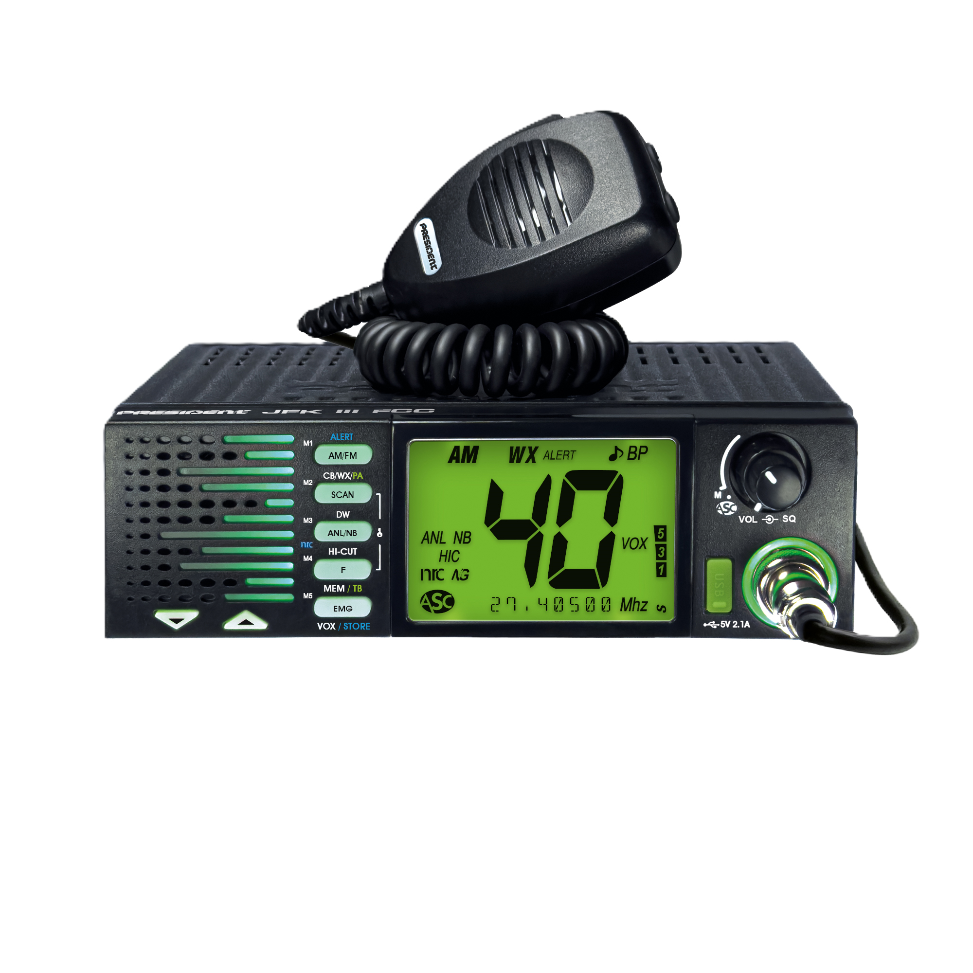 President JFK III FCC Mobile CB Radio - Image 4