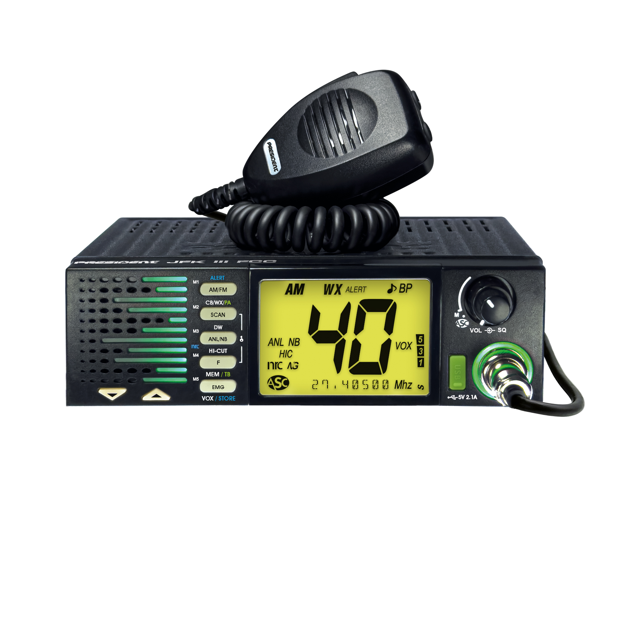 President JFK III FCC Mobile CB Radio - Image 7