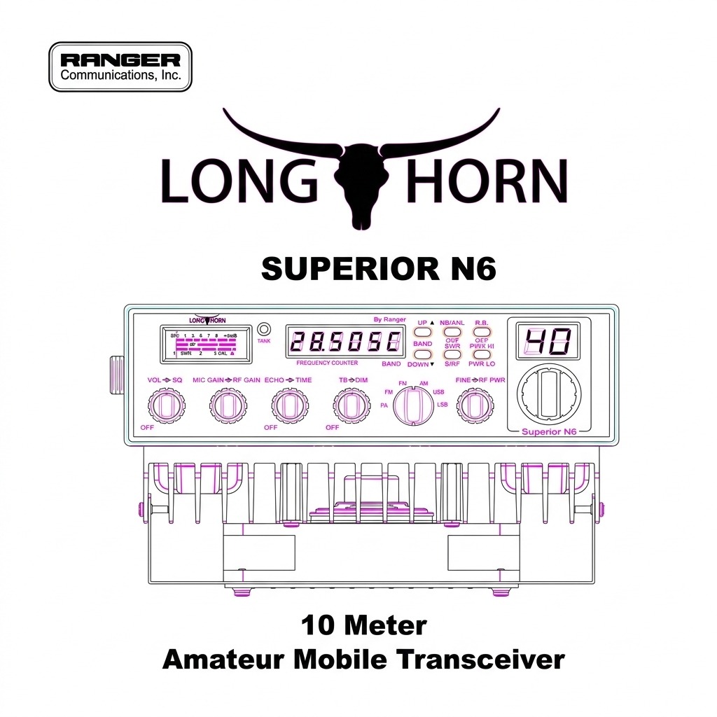 Ranger LongHorn Superior N6 Transceiver - Image 10
