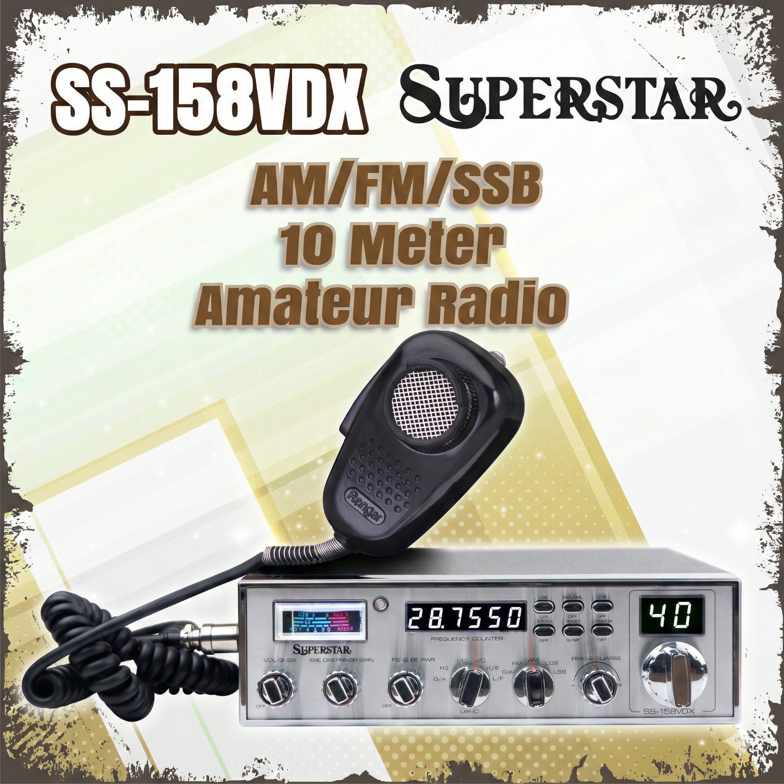 Superstar SS-158VDX All mode Transceiver - Image 4